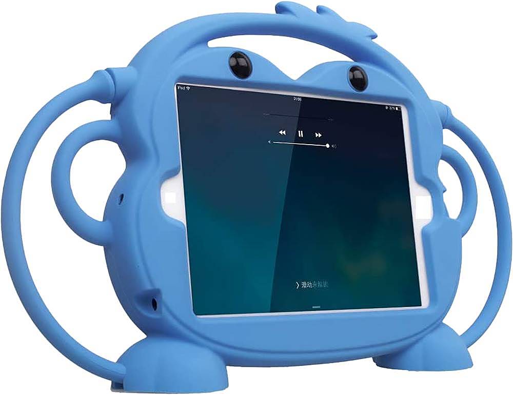 Angle. SaharaCase - Monkey KidProof Case for Apple® iPad® mini (5th Generation 2019) and iPad® mini 4 - Blue.
