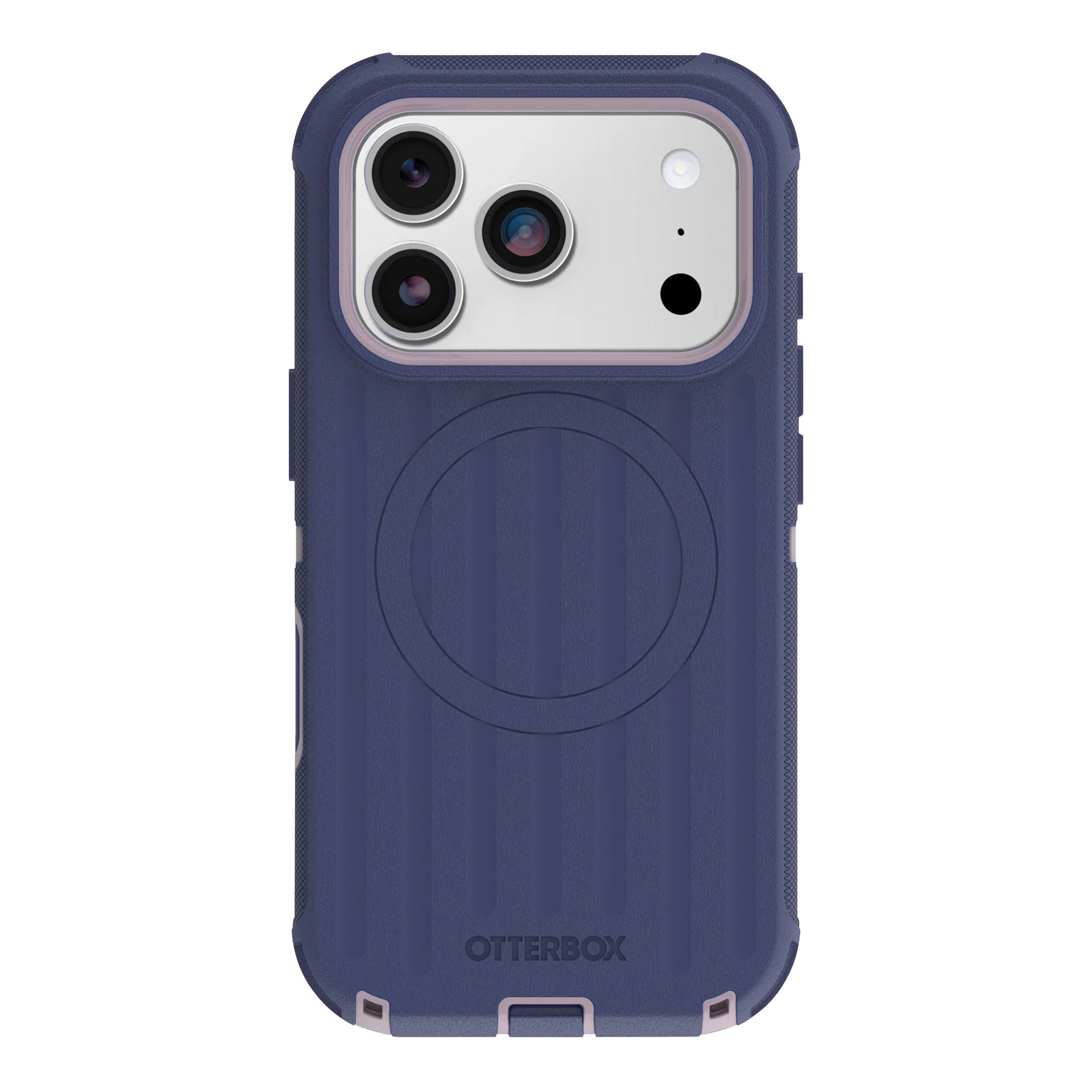Angle. OtterBox - OtterBox - Defender Series Pro Hard Shell for Apple iPhone 18 Pro and Apple iPhone 17 Pro - Coastal Calm.