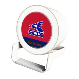 Keyscaper - Chicago White Sox Cooperstown Logo Night Light Charger with Bluetooth Speaker - Multicolor