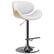 Front. Simpli Home - Marana Bentwood Gas Lift Bar Stool - White.