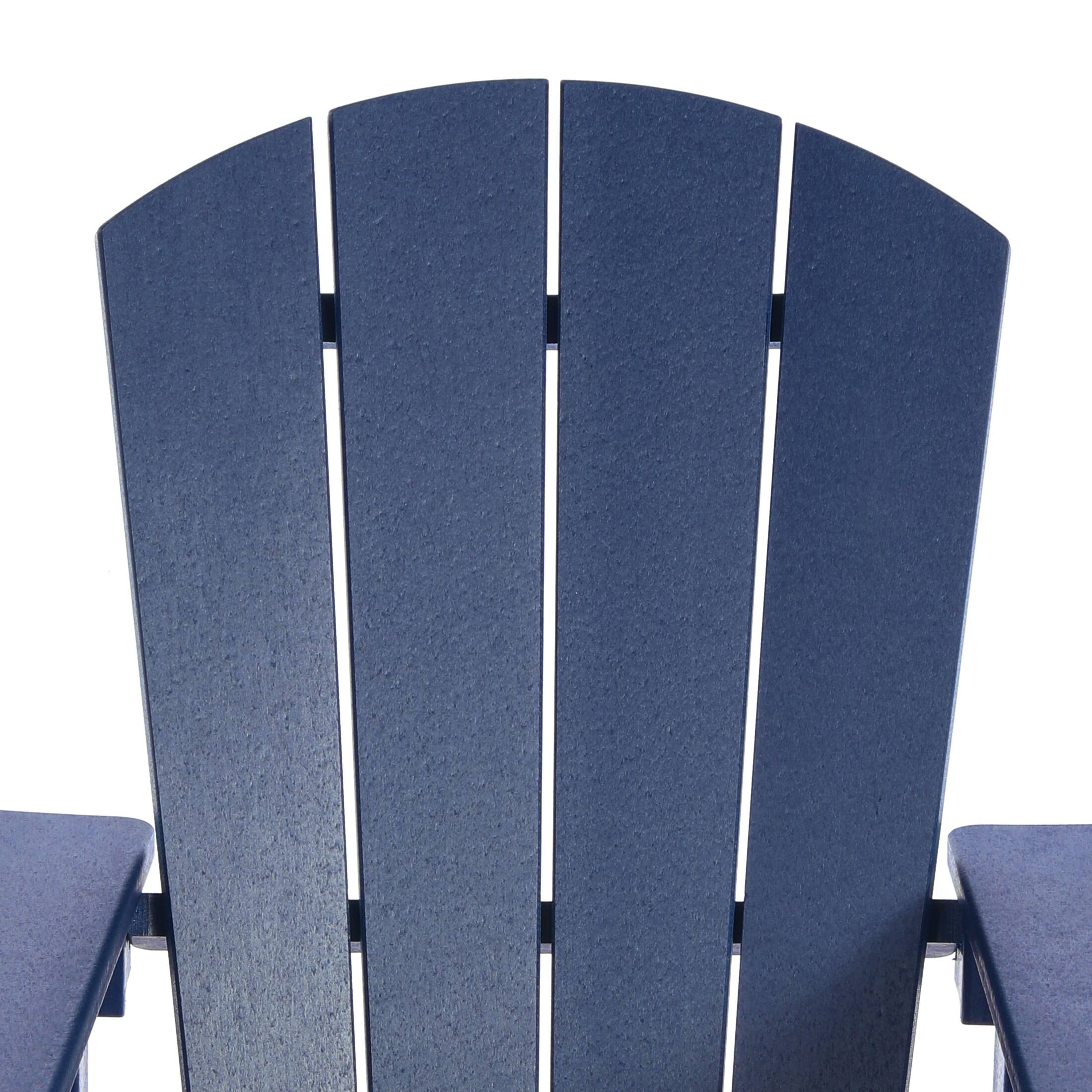 Alt View 6. WestinTrends - WestinTrends Malibu Kids 5-Piece HDPE Outdoor Patio Round Dining Table and Chairs Set - Navy Blue.