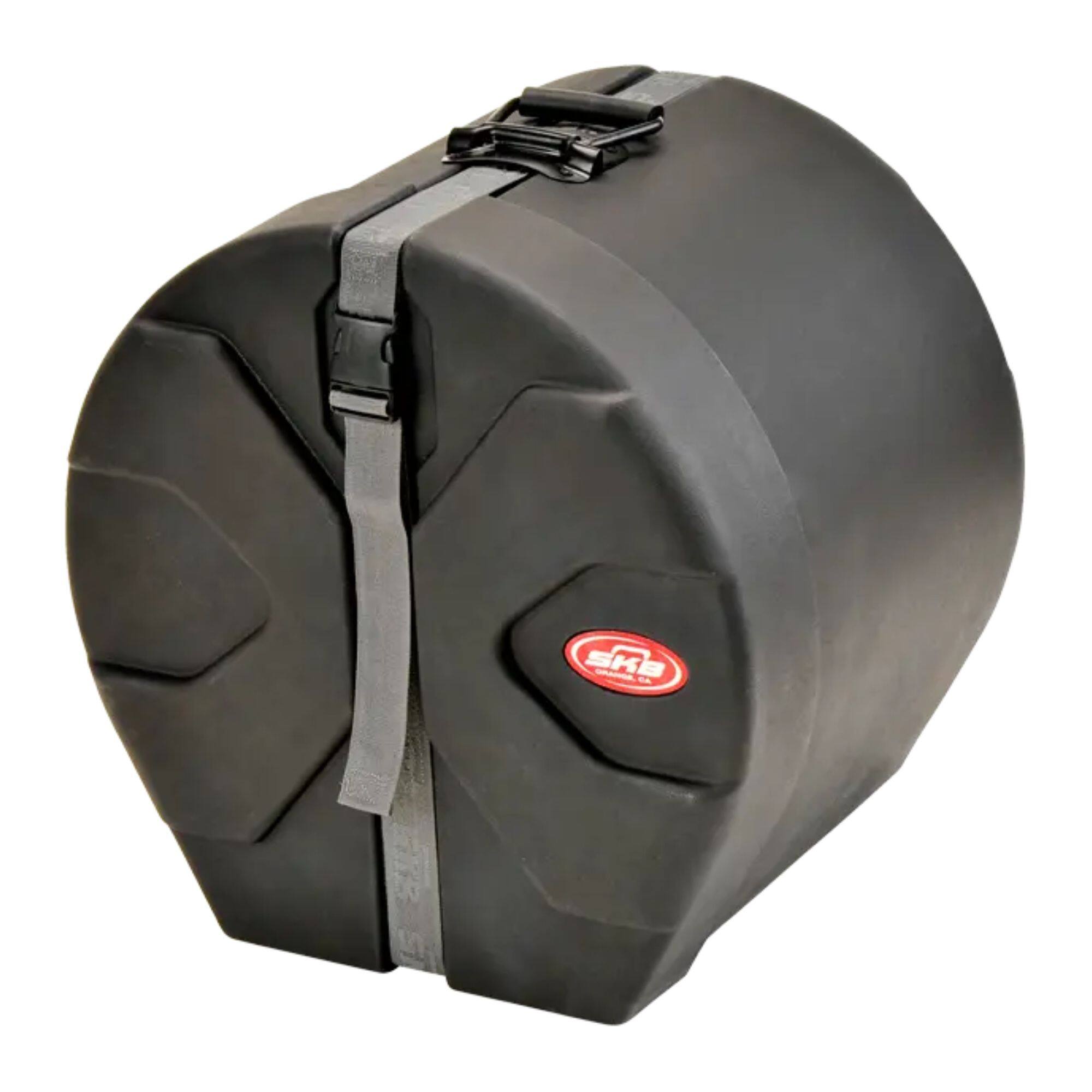 Alt View 4. SKB - SKB 14" x 16" Floor Tom Case with Padded Interior and D-Shaped Drum Design - Black.