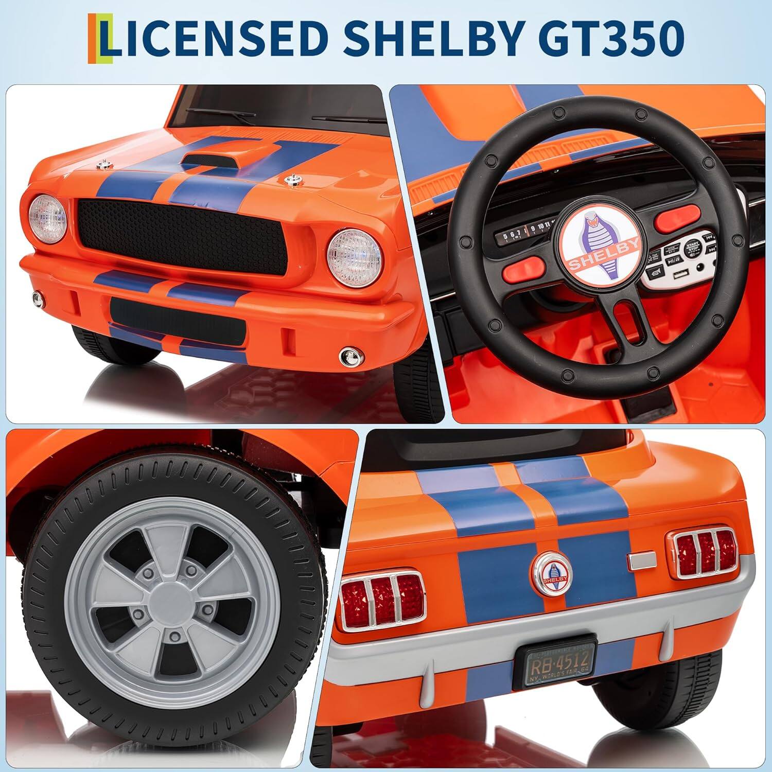 LICENSED SHELBY GT350  
SHELBY T  
TOLCA RB 4512