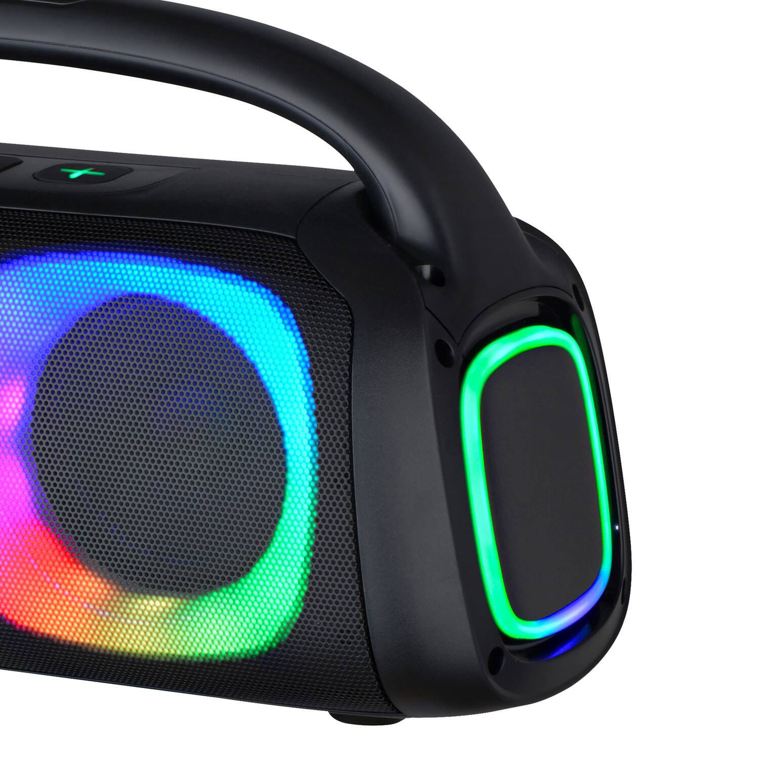 Alt View 5. Supersonic - Supersonic IQ3540BT Portable Bluetooth Speaker with RGB Light Effects and Remote Control - Black.