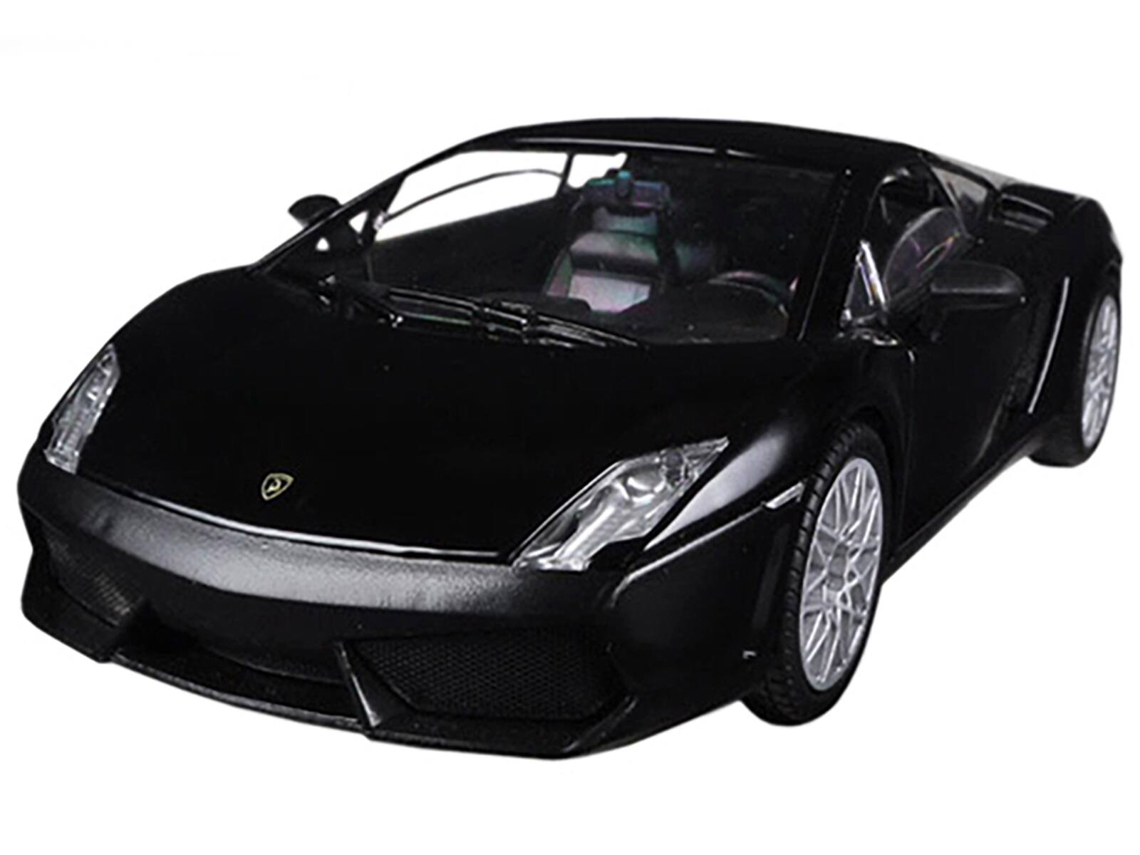 Alt View 1. Motormax - Lamborghini Gallardo LP-560-4 Matt Black 1/24 Diecast Car Model by Motormax.