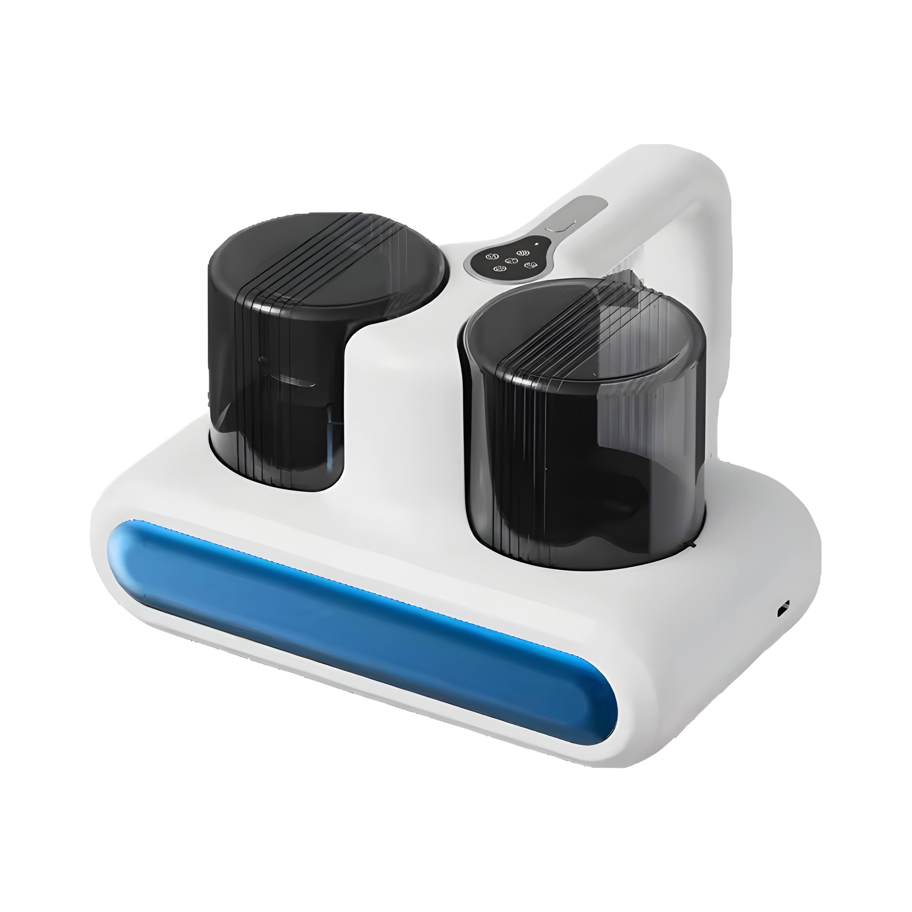 Front. Cluzine - Smart UV Mite Remover, 2-Speed Suction, LCD Display for Bedding & Furniture.