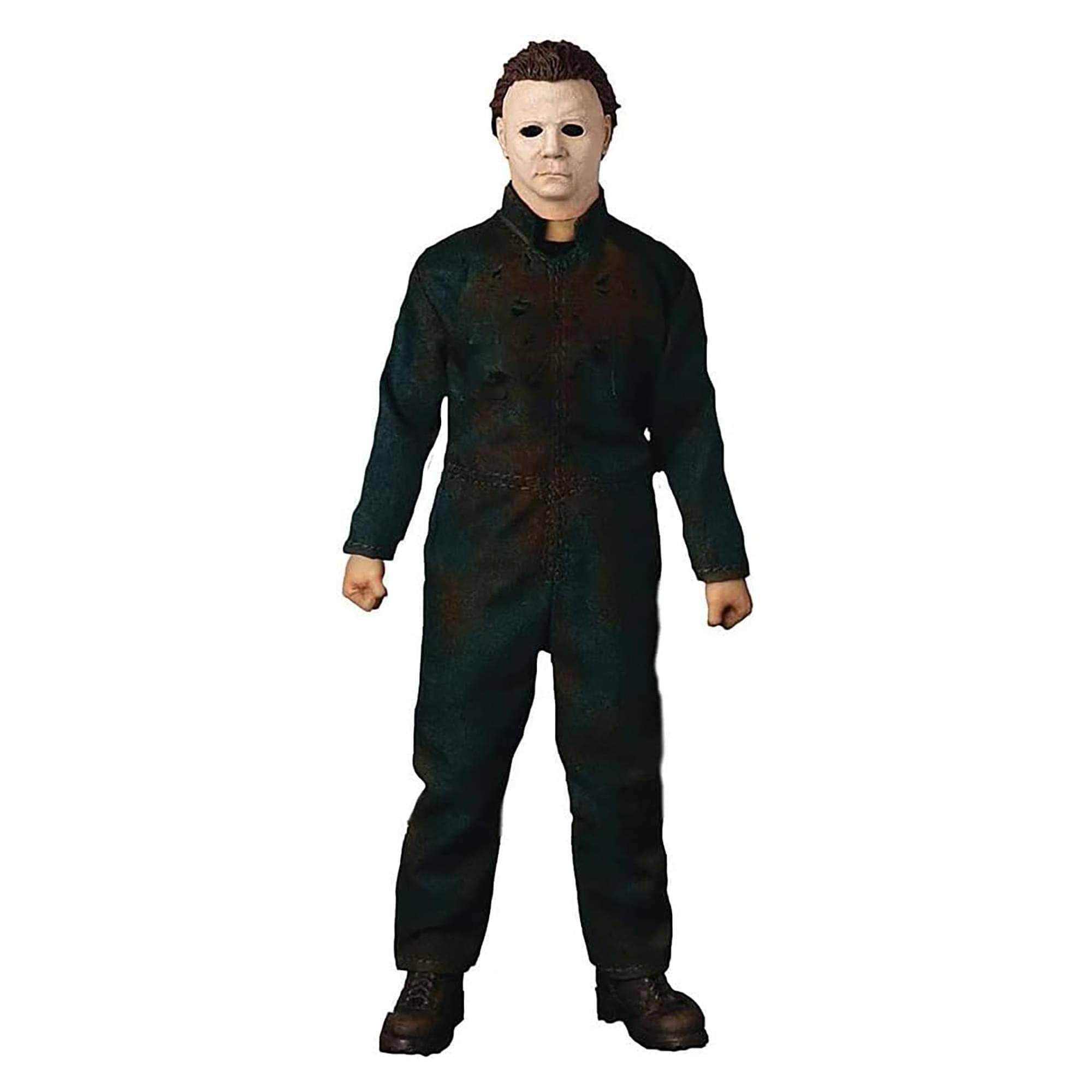 Front. Mezco Toyz - Halloween II One:12 Collective Action Figure | Michael Myers - Blue.