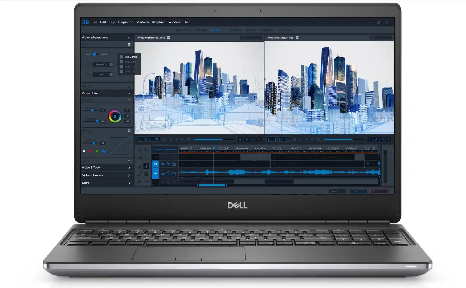 Dell - Refurbished Excellent - Precision 7560 Laptop PC | Intel i9-11950H | 32GB RAM | 1TB NVMe | Win 11 Pro | Touchscreen | Backlit KB - Silver