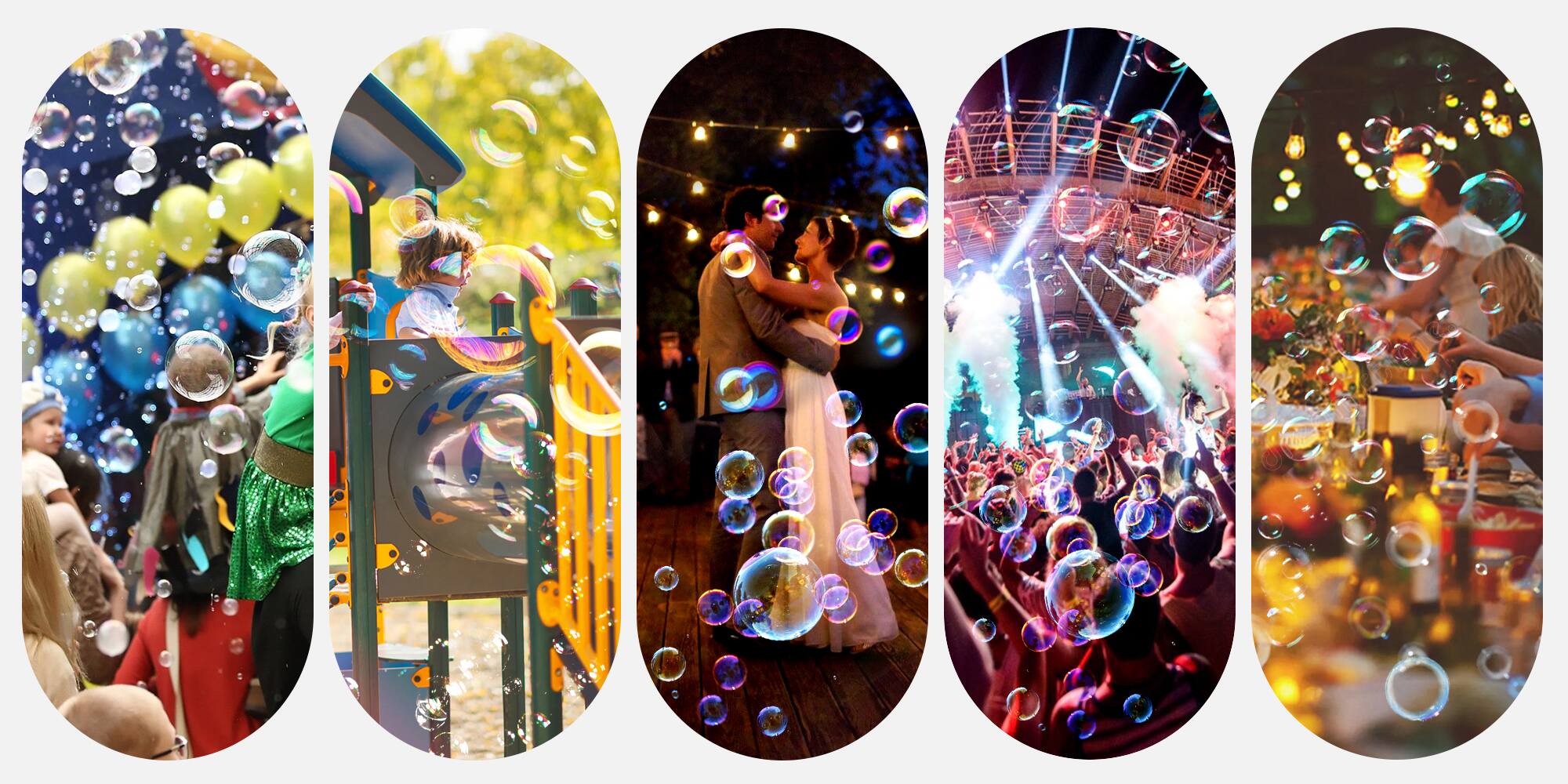 Alt View 3. Topteng - RGB LED Automatic Bubble Machine with Remote Control -15W Stage Party Effect Light, Adjustable Speed, for Indoor/Outdoor.