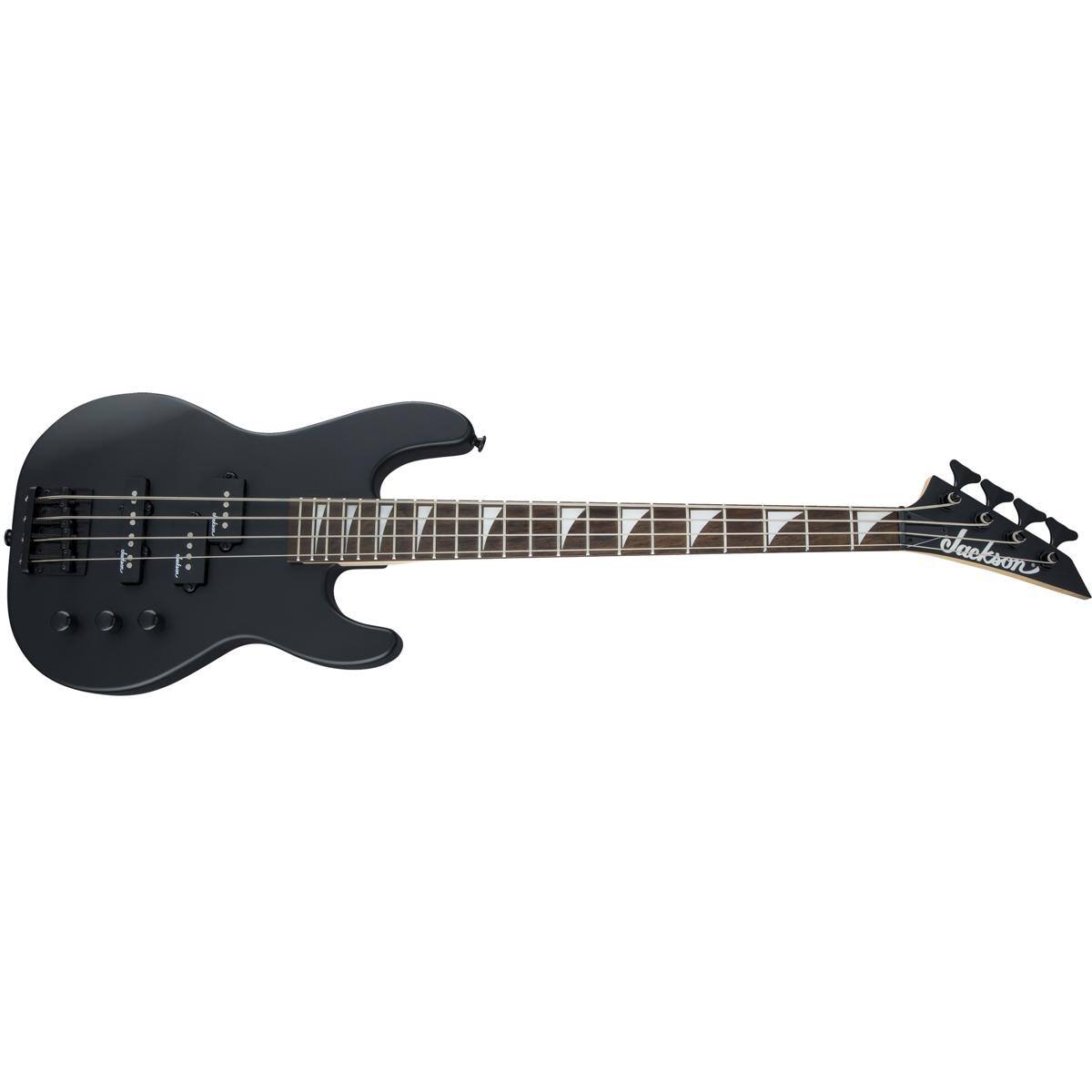 Alt View 4. Jackson - Jackson JS Concert Bass Minion JS1X Electric Guitar, Amaranth,Satin Black.