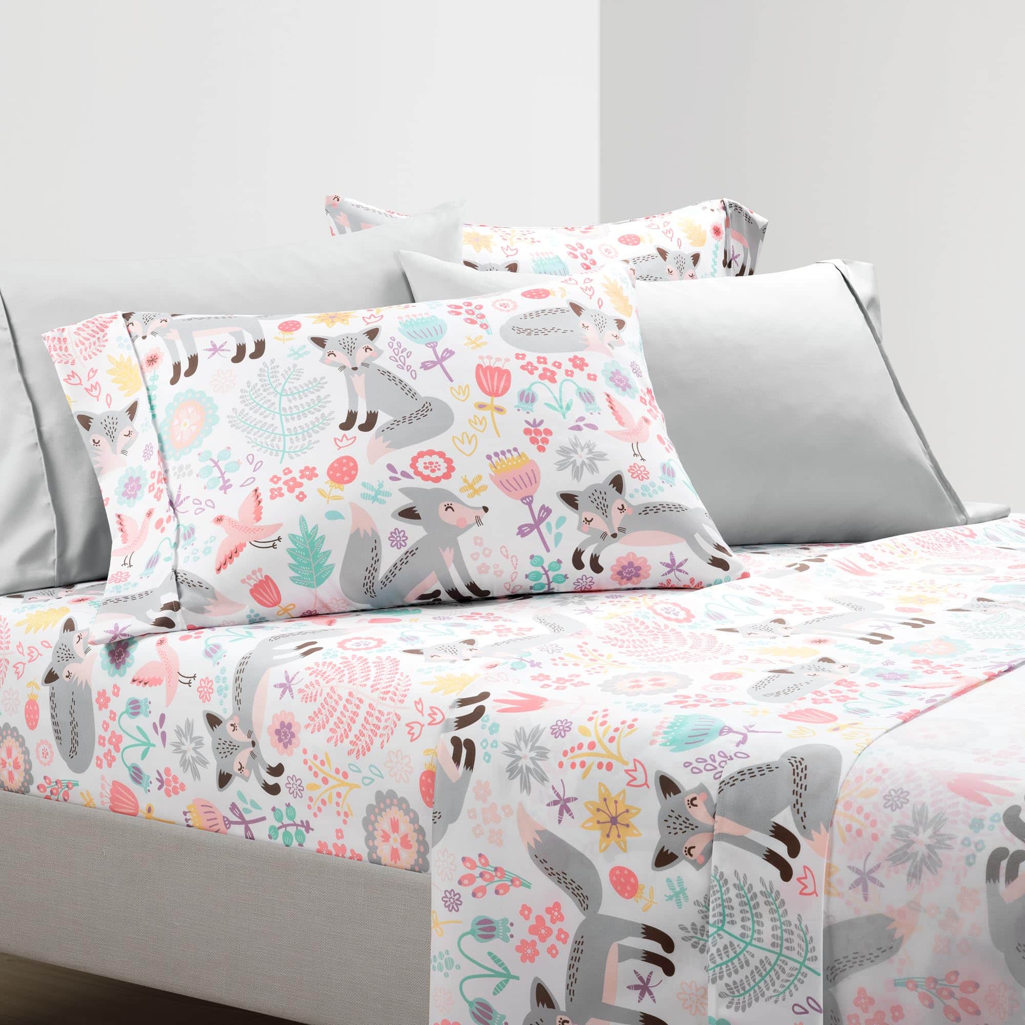 Fabibe - Bedding Set Standard Size - Pink Color - Default