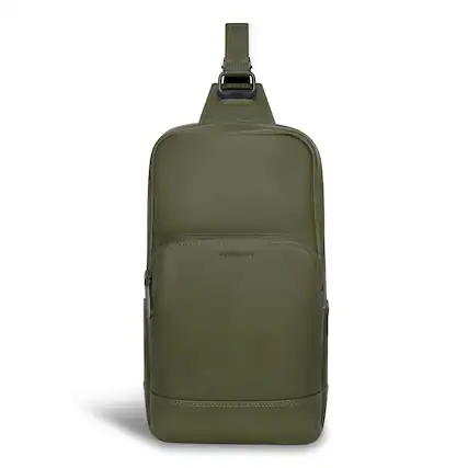 Front. Champs - OB-405-KHAKI (SLING BAG) - Khaki.
