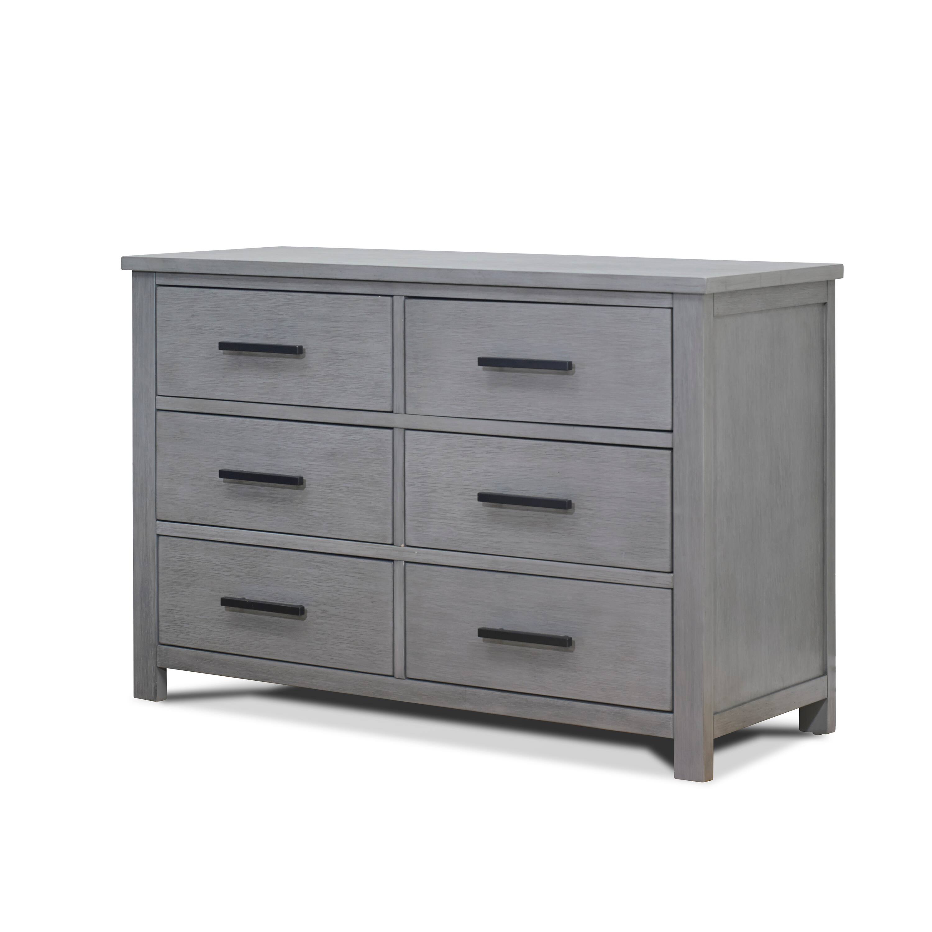Front. Sorelle - Westley Double Dresser - Gray.
