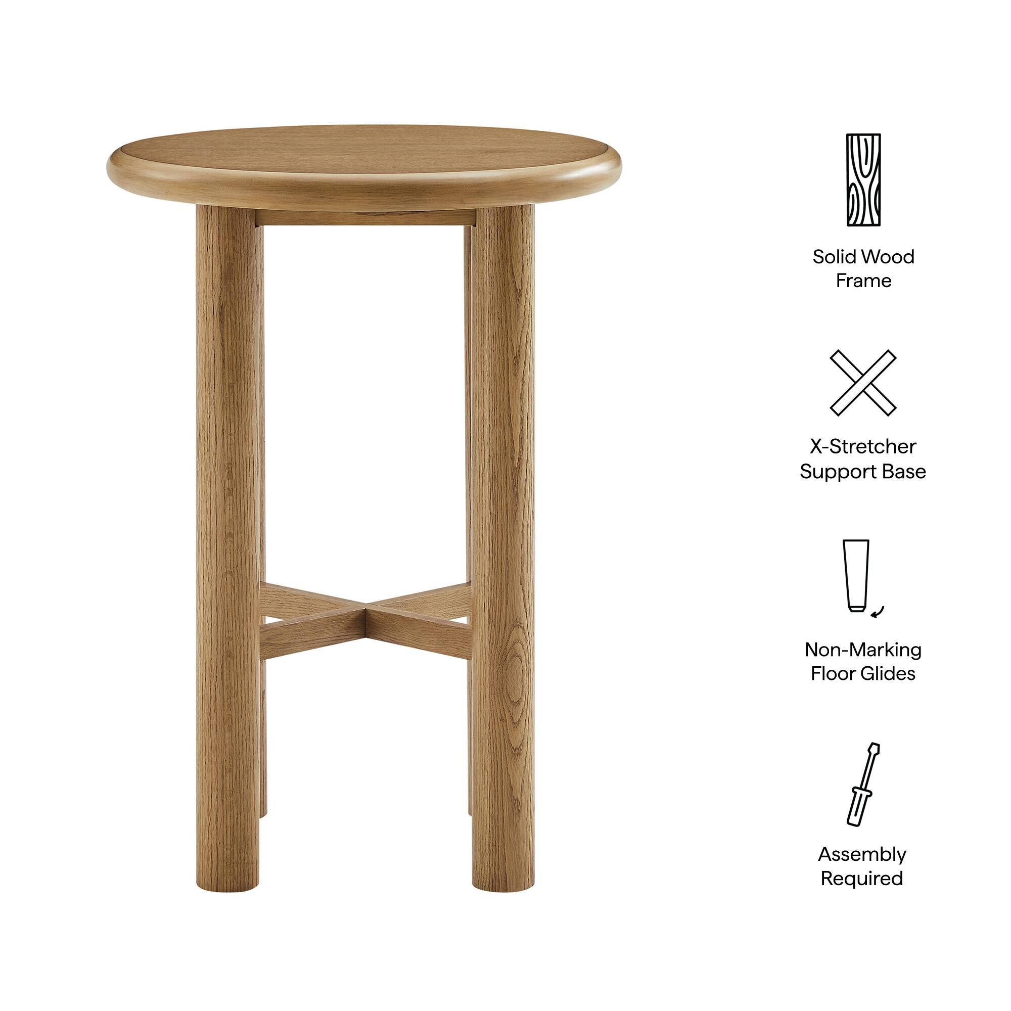 Solid Wood Frame  
X-Stretcher Support Base  
Non-Marking Floor Glides  
Assembly Required