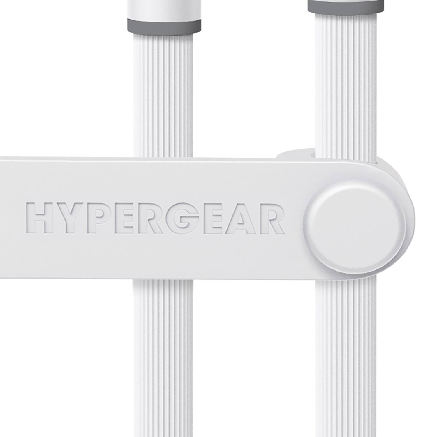 Back. HyperGear - Hypergear 15911 Flexi Pro Usb-a To Usb-c Soft-touch Silicone Charge And Sync Cable, 10 Ft. (white) - white.