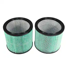 HQRP - 2-Pack H14 HEPA Cartridge Filter for Shop-Vac Wet/Dry Vacuums 4-16 Gallon, Replaces 90350 90340 90304 90333