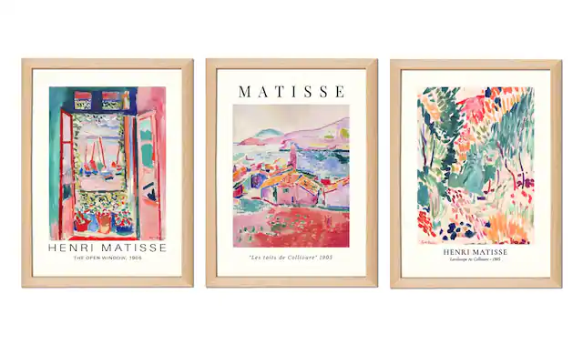 MATISSE
HENRI MATISSE
THE OPEN WINDOW. 1905
MATISSE
"Les toits de Collioure" 1905
HENRI MATISSE
Landscape At Collioure - 1905