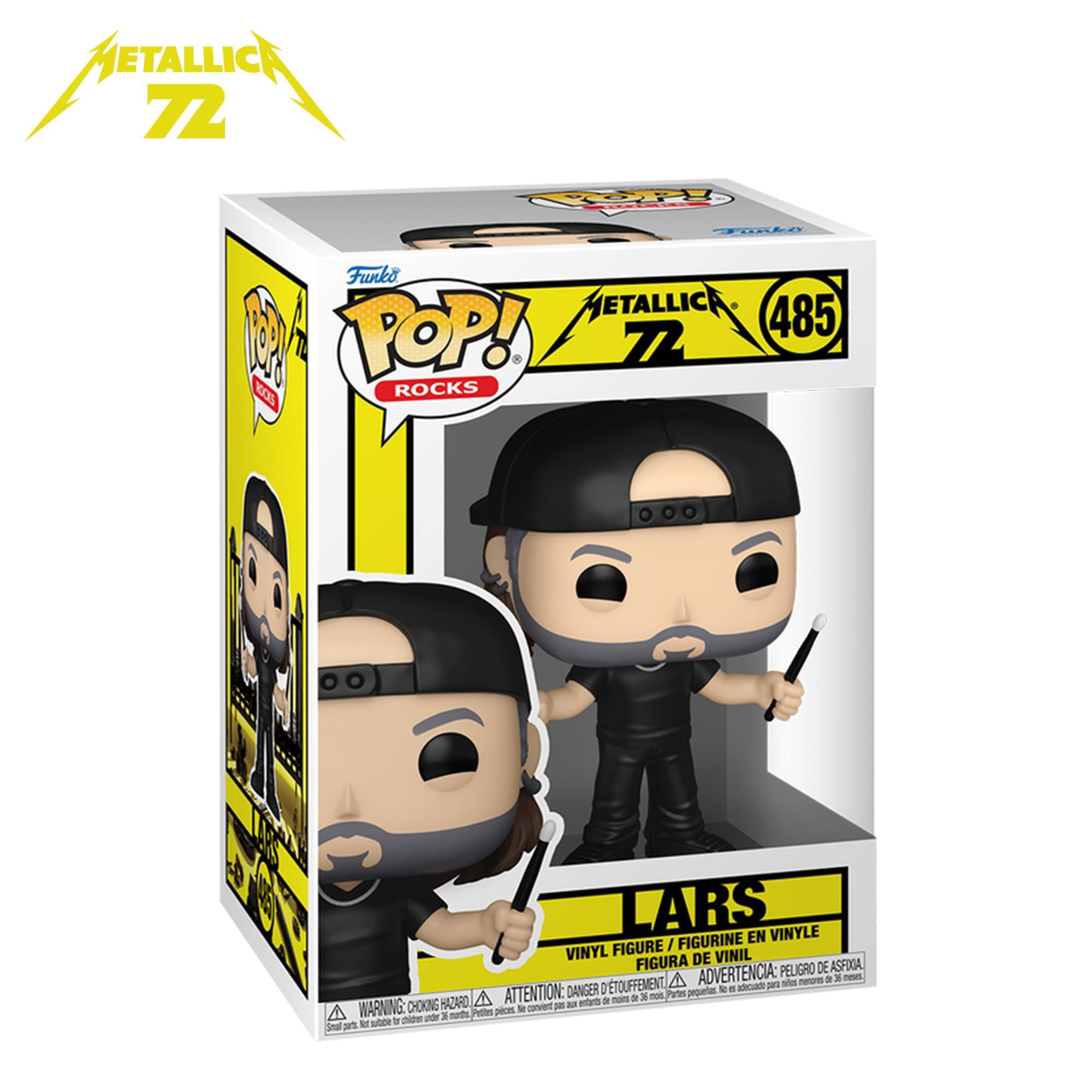 AAN 72 SPORER METALLIC 485 P 1 POP! METALLICA 72 ROCKS LABS VINYLE FIGURINE EN FIGURE / VINYL DE VINIL FIGURA PELIGRO DE ASFIXIA ETOUFFEMENT ADVERTENCIA: paro - - . 3 - DANGER I pequrtes 1 . adetiado HAZARO A ATTENTION: entor - -  3 not Pates WARNING: CHOKING convient pn a Pettes peos l - - 3 met M whee  Snal pets