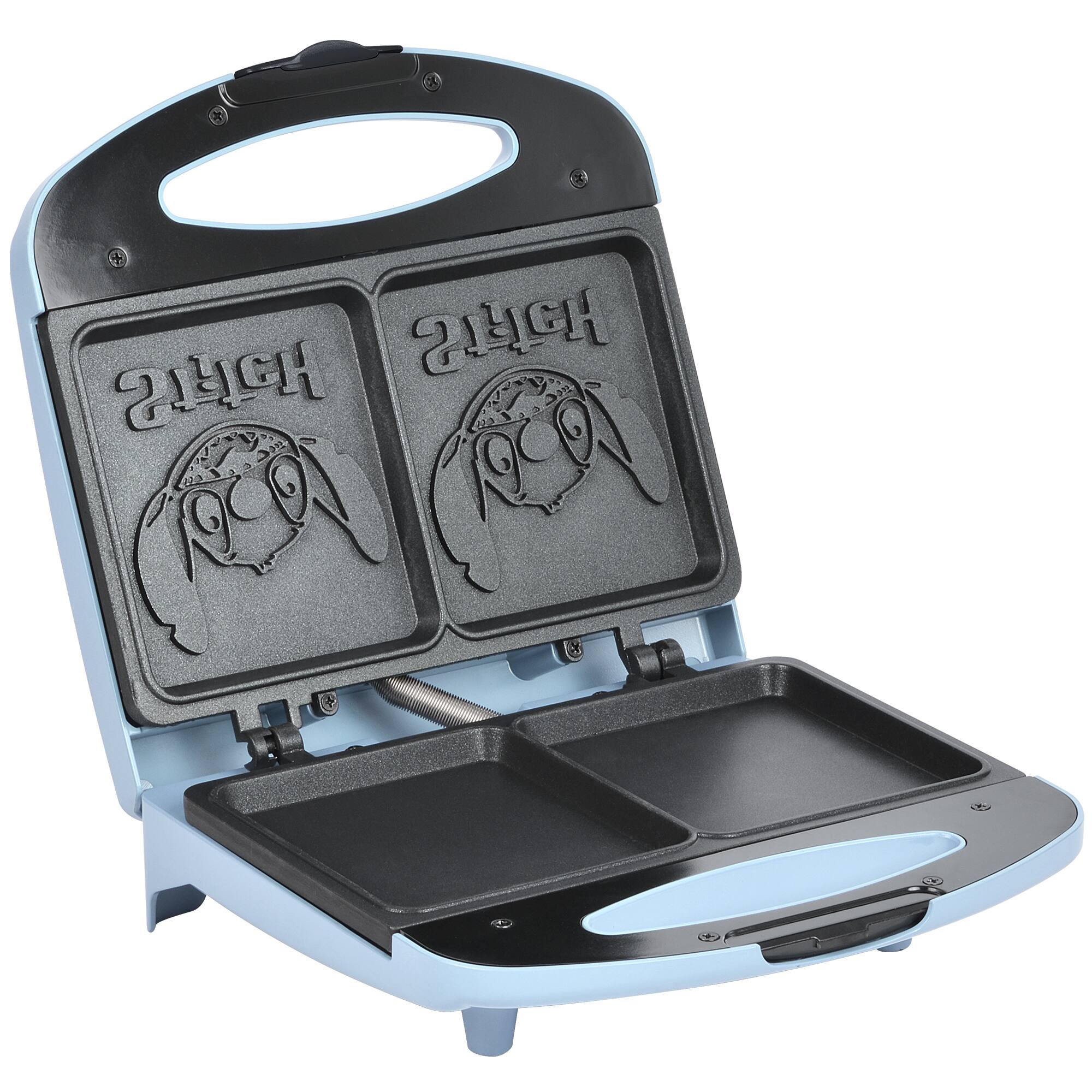 Angle. Disney - Lilo & Stitch Sandwich Maker - Aloha - Blue.