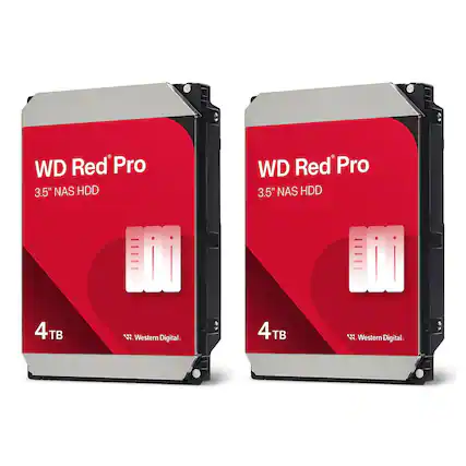 WD Red Pro 3.5" NAS HDD 4TB W. Western Digital