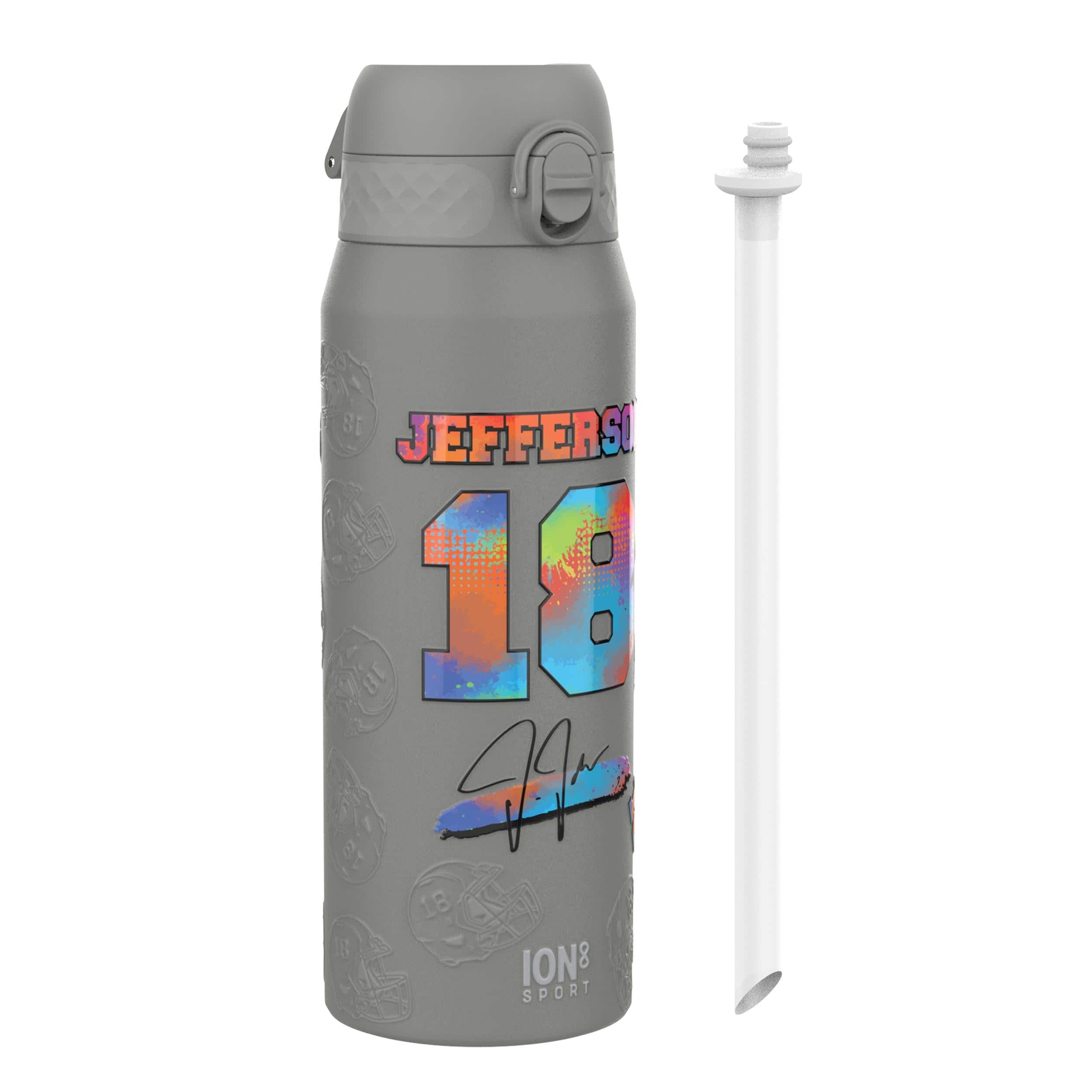 Ion8 - NFL PA Thermal Steel Water Bottle - Signature Series - Gray