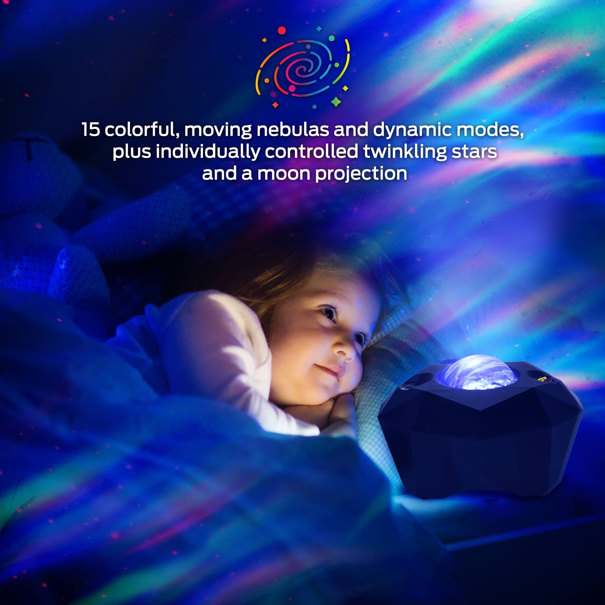 Monster Galaxy Projector Light with Bluetooth® Speaker & Sound