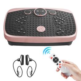 VEVOR - Vibration Plate Exercise Machine, Whole Body Shaker with Magnetic Acupoints for Lymphatic Drainage and Weight Loss - Pink
