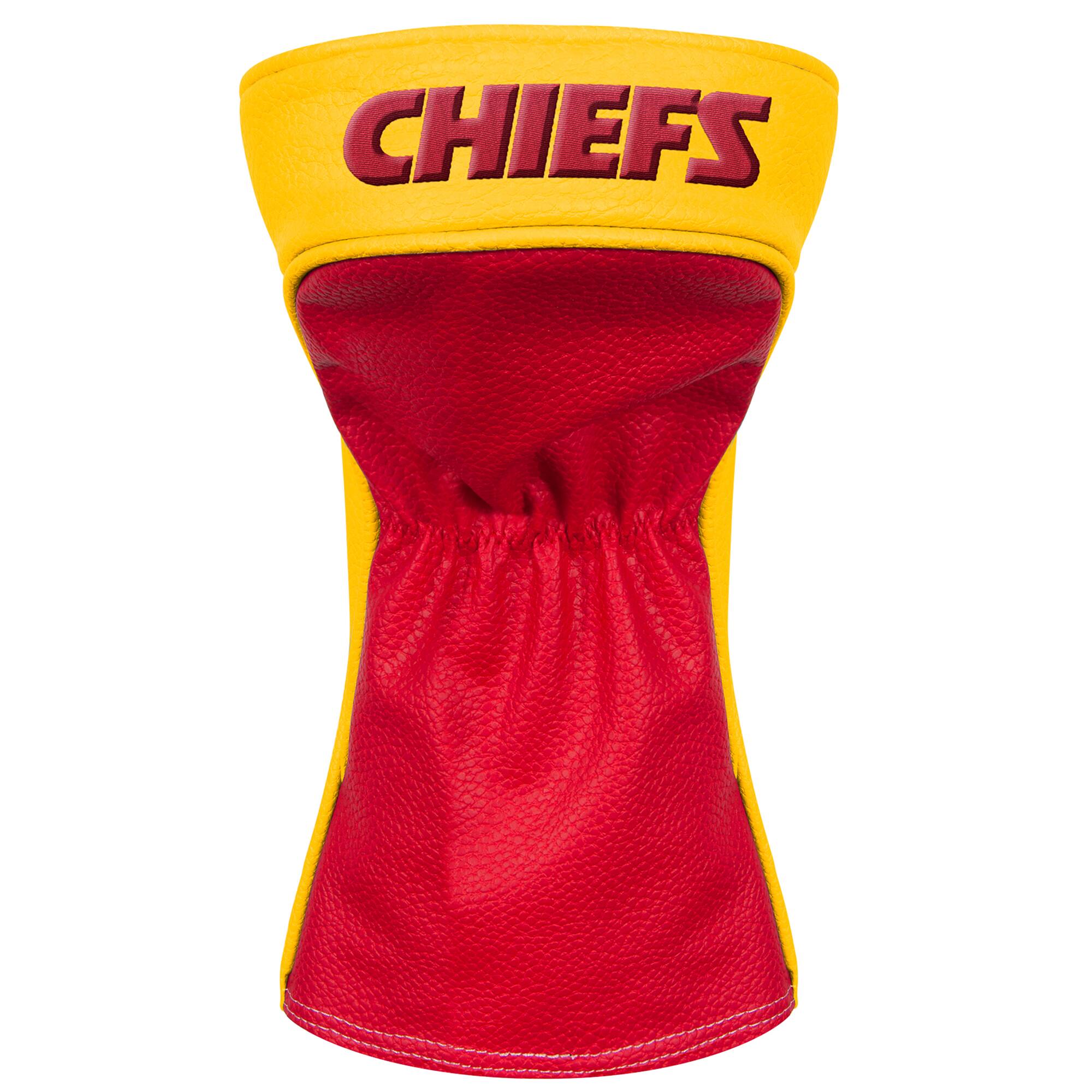 Alt View 1. WinCraft - Kansas City Chiefs Golf Club Driver Headcover - Multicolor.