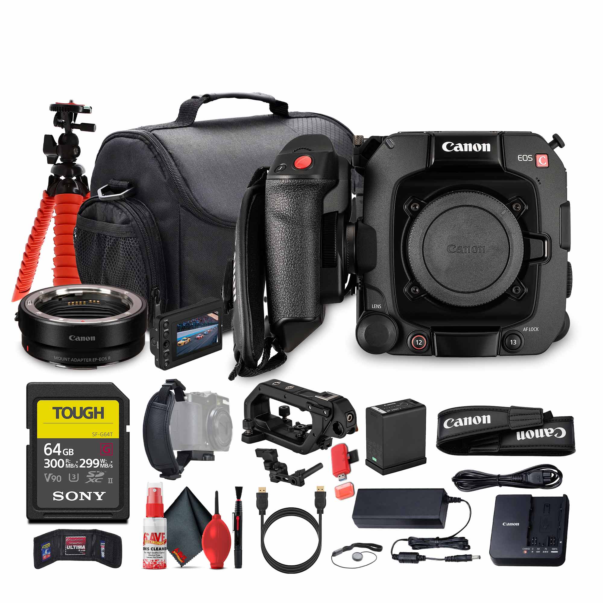 Canon - EOS C400 6K Full-Frame Cinema Camera (Canon RF) + 64GB Memory Card + More