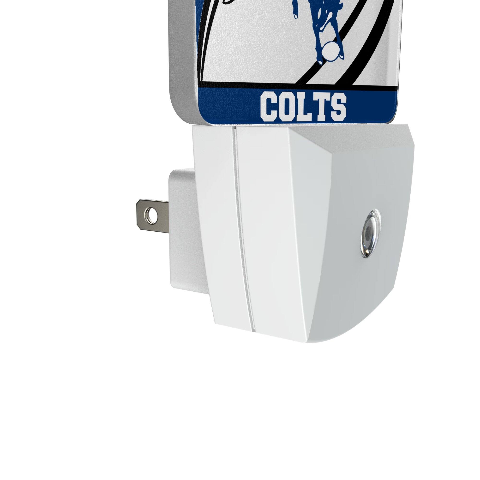 Alt View 2. Keyscaper - Baltimore Colts Passtime Design Nightlight 2-Pack - Multicolor.