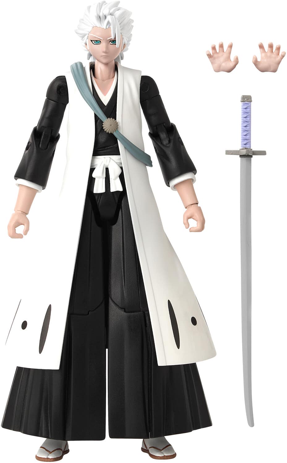 Bandai - Bleach - Anime Heroes - Toshiro Hitsugaya Action Figure - COLLECTABLES - Multicolor