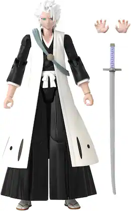 Bandai - Bleach - Anime Heroes - Toshiro Hitsugaya Action Figure - Collectibles - Multicolor
