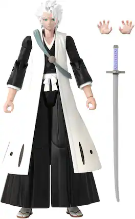 Front. Bandai - Bandai - Bleach - Anime Heroes - Toshiro Hitsugaya Action Figure - Collectibles - Multicolor.