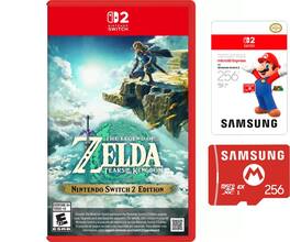 The Legend of Zelda: Tears of the Kingdom Nintendo Switch2+Samsung 256GB MicroSD - Android
