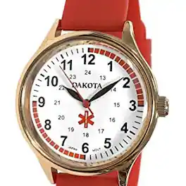 Obaku - Dakota Midsize Ladies Nurse Watch 36mm Military Water Resistant - Red