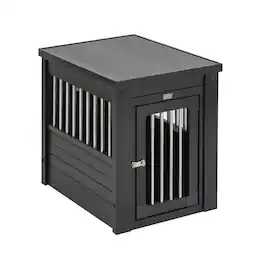 New Age Pet - ECOFLEX Dog Crate End Table - Espresso Small