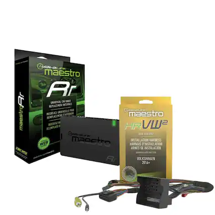 DataLink Maestro Rr
Universal Car Radio Replacement Interface
Interface Universelle pour Remplacement d'Autoradio
Interface de Remplacement Universel pour Autoradio
Reemplazo de Interfaz Universal para Autoradio
Installation Harness
Harnais d'Installation
Arnes de Instalacion
Compatible with VW 2016+
HRN-HRR-VW2
idatalink.com/maestro