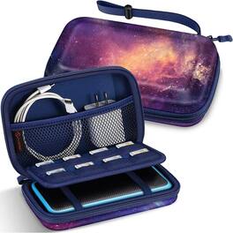 Kitcheniva - Hard Shell Carrying Case For Nintendo 2DS XL And New 3DS XL - Galaxy