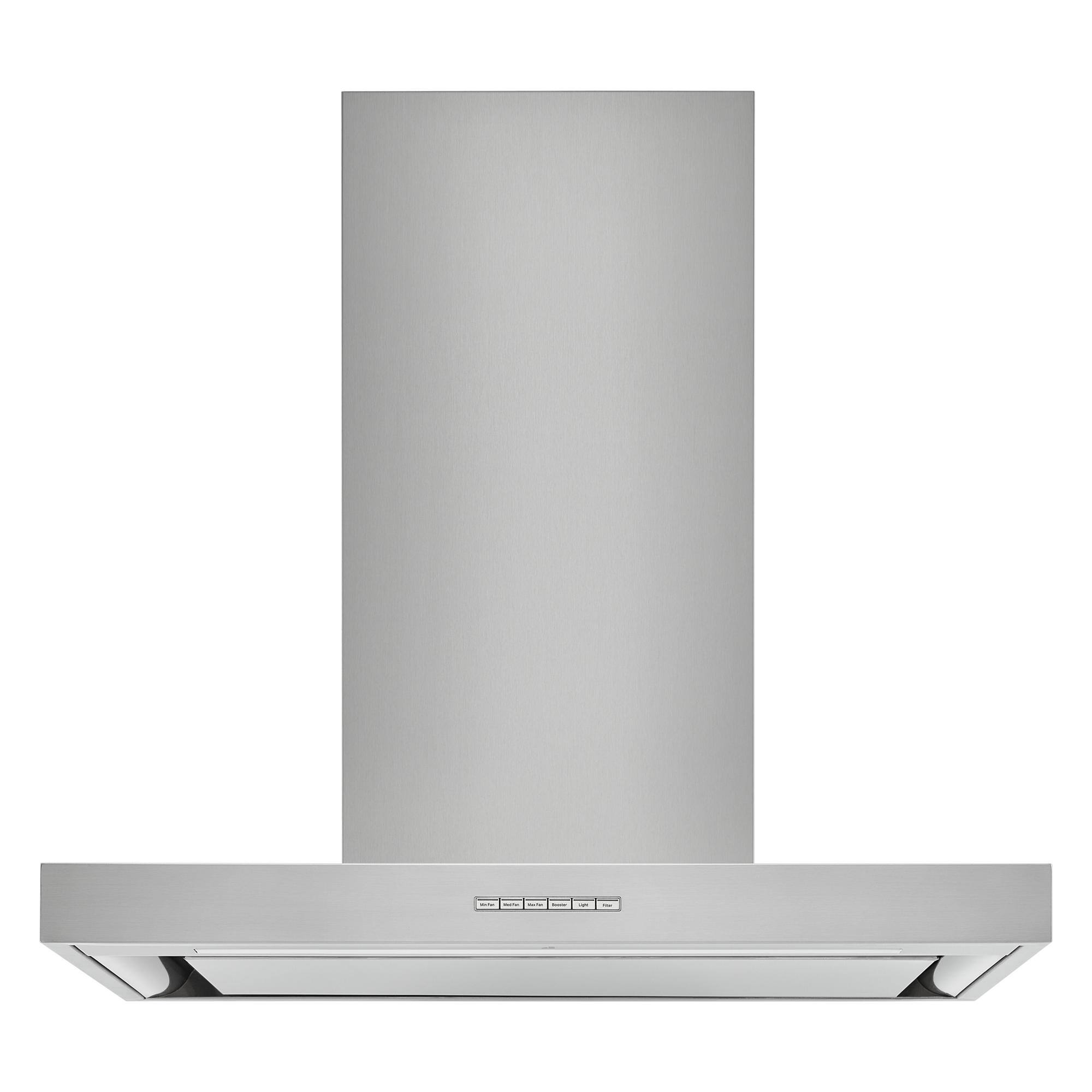 Front. JennAir - 30" Externally Vented Range Hood - Stainless steel.
