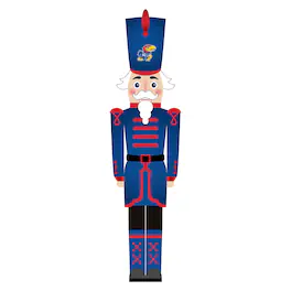 Fan Creations - Kansas Jayhawks 46" Nutcracker Leaner - Multicolor
