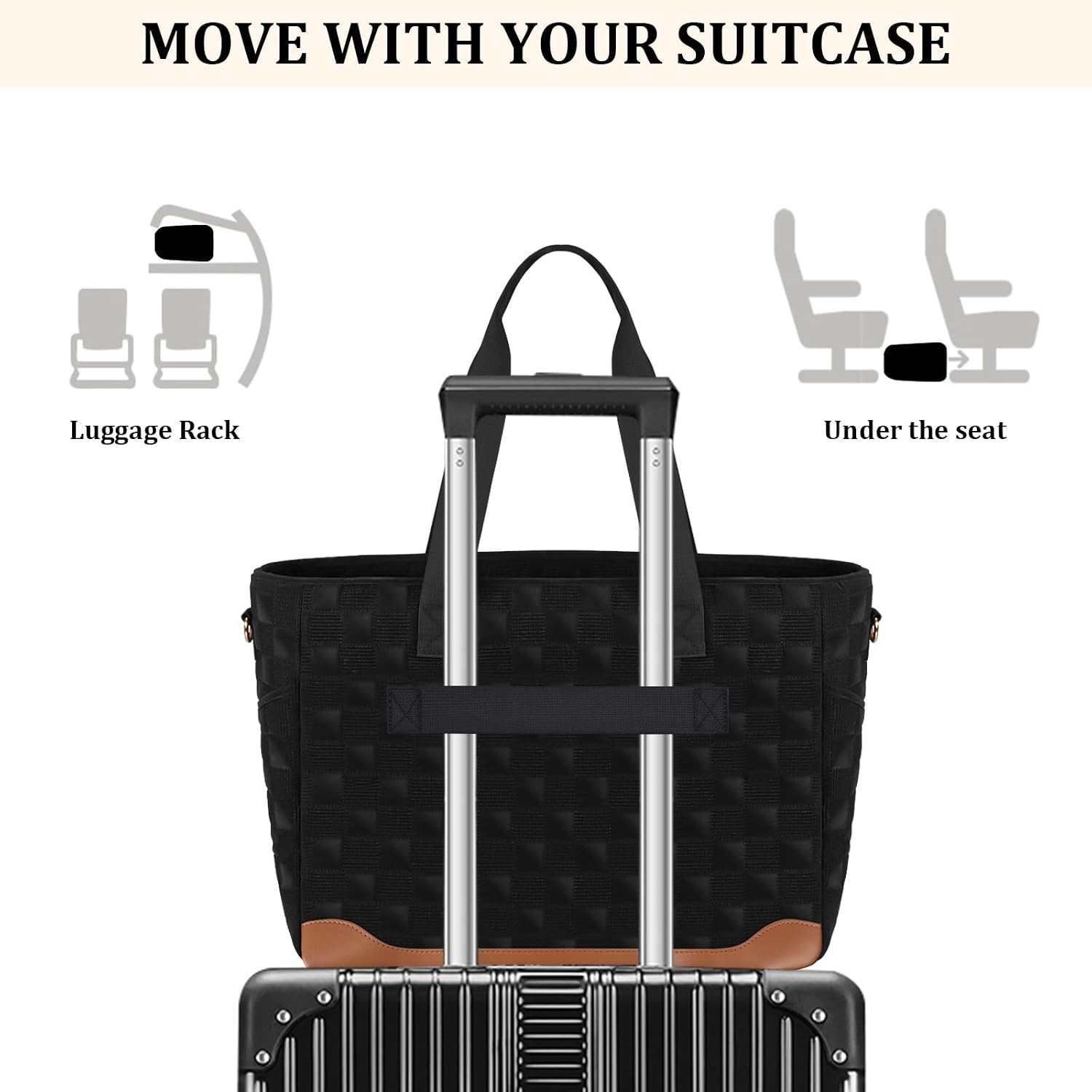 MOVE WITH YOUR SUITCASE

Luggage Rack

Under the seat