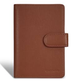 Champs - Onyx Collection Leather Passport Case - Brown