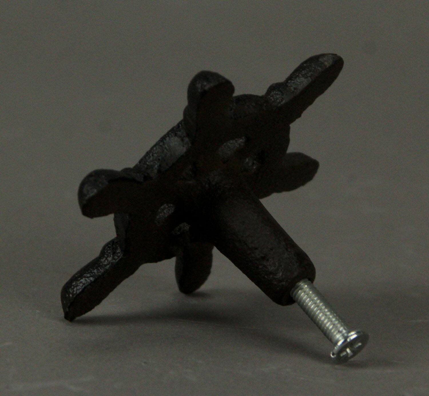 Alt View 1. Chesapeake Bay - Dark Brown Cast Iron Nautical Ship Wheel Drawer Pulls or Cabinet Knobs Set of 12 - Brown.