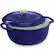 Front. Best Choice Products - Best Choice Products 6 Quart Cast-Iron Dutch Oven, Heavy-Duty Kitchenware w/ Enamel, Side Handles - Sapphire Blue - Sapphire Blue.