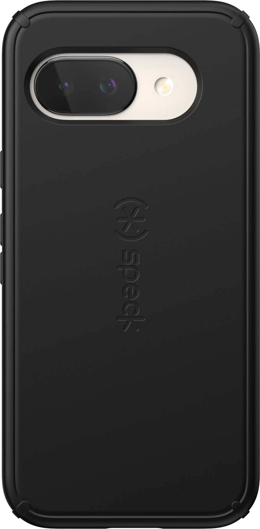 Front. Speck - ImpactHero Slim Case for Google Pixel 9A - Black.