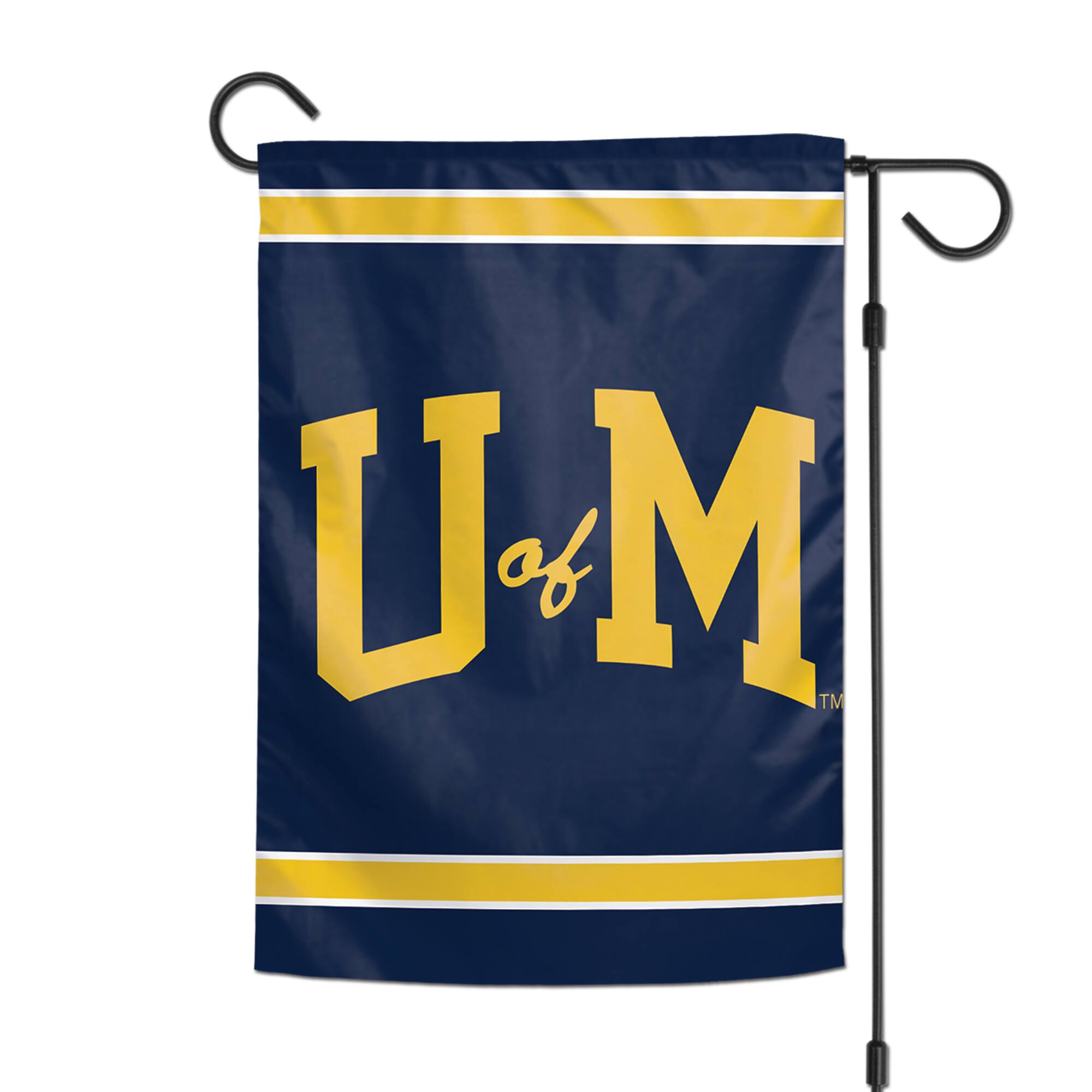 Alt View 1. WinCraft - Michigan Wolverines 12" x 18" Double-Sided Garden Flag - Multicolor.