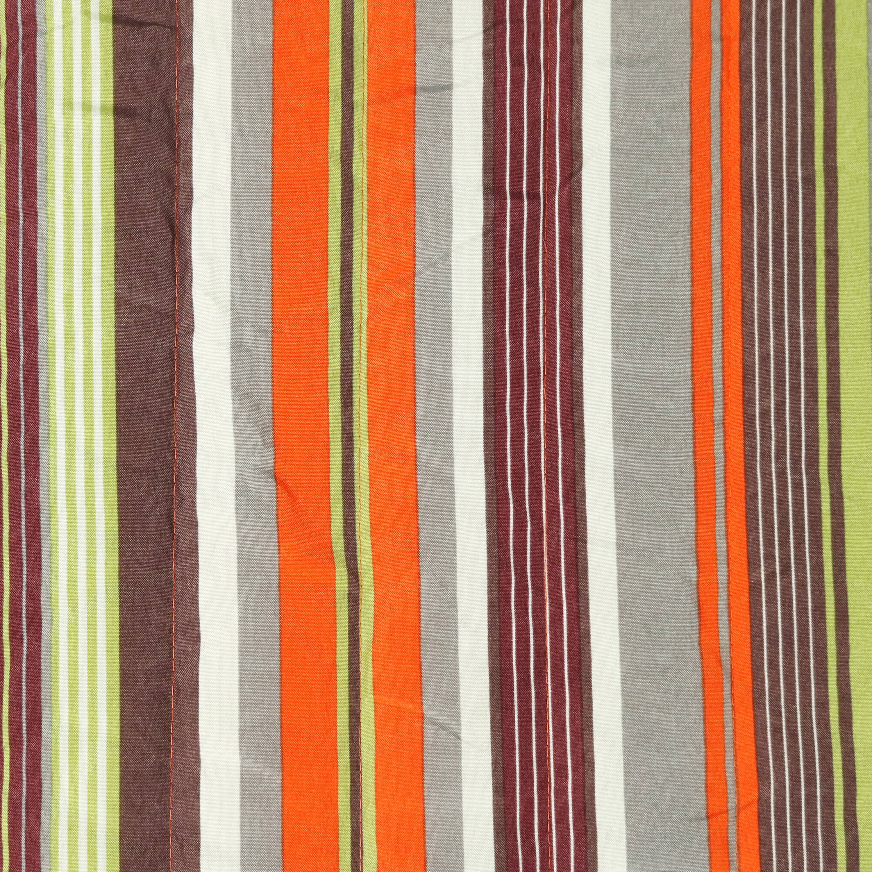 Alt View 7. Sunnydaze - Large Quilted Hammock with Spreader Bars and Pillow - Canyon Sunset.