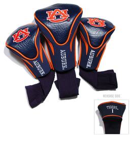 Team Golf - Auburn Tigers 3-Pack Contour Headcover Set - Multicolor