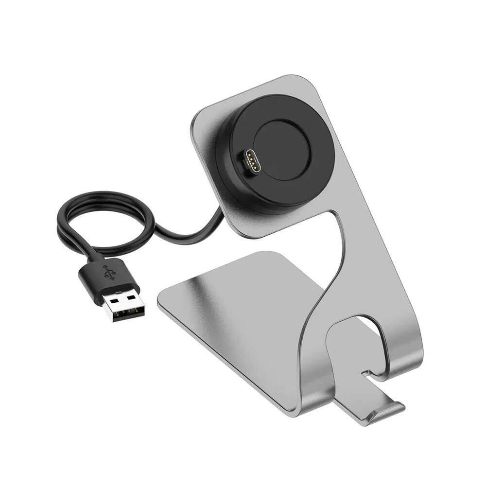 Alt View 2. Garmin - Lily 2 Active Smartwatch Lunar Gold w/ Bone Silicone Band+Charging Bundle - Lunar Gold with Bone Silicone Band.