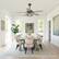 Alt View 2. Parrot Uncle - 52" Farmhouse Driftwood 5-Blade Black Caged Chandelier Ceiling Fan with Remote - Black.